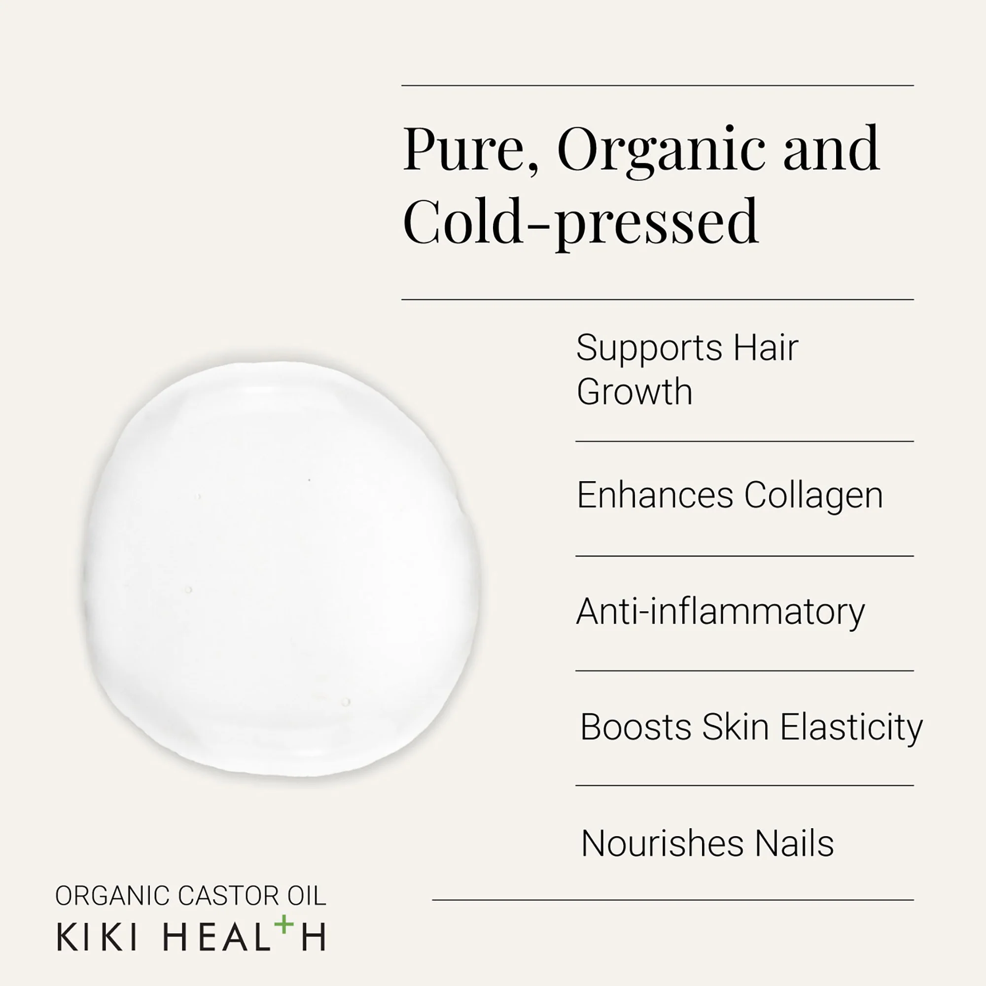 Kiki Health Organic Castor Oil - Image 2