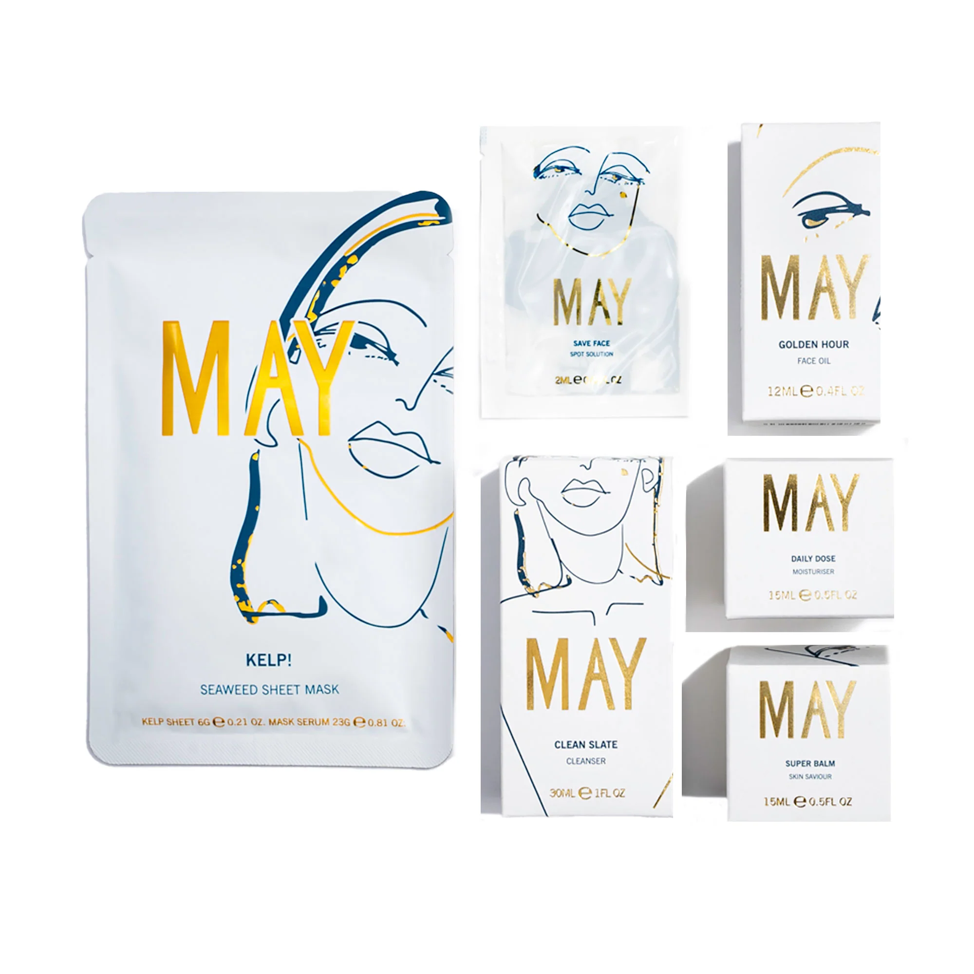 May Botanicals Organic Skincare Essentials Set