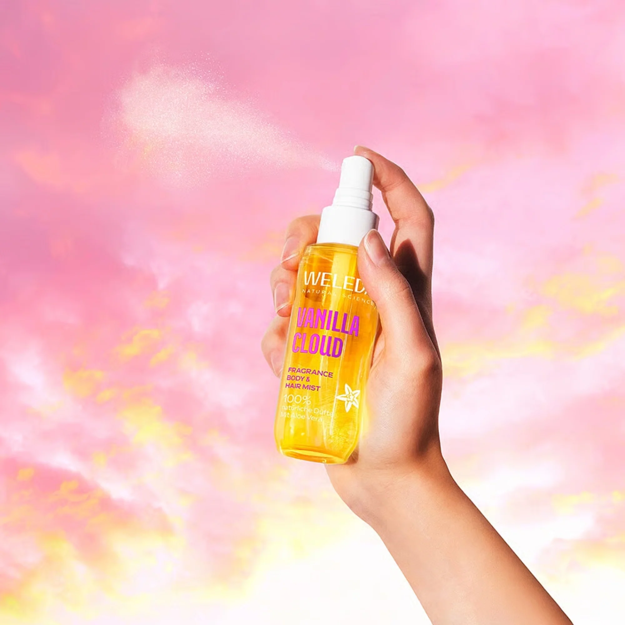 Weleda Vanilla Cloud Body & Hair Fragrance Mist - Image 2